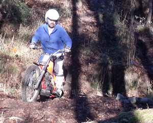 West Melton Classic Trials, Dave Davies. Honda TLR200